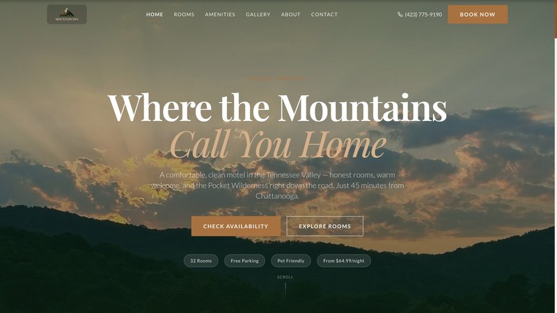 Mountain Inn website — Dayton, TN